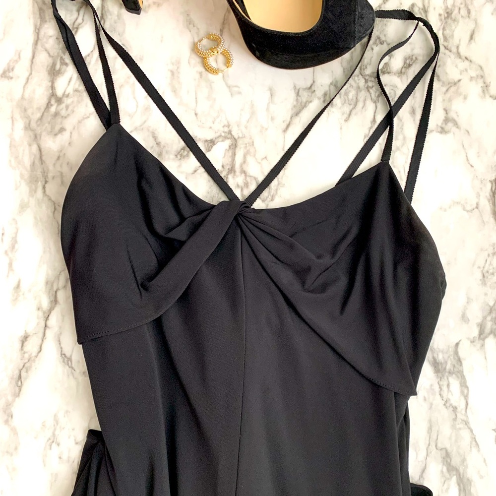 Vera Wang Black Formal Gown Dress
